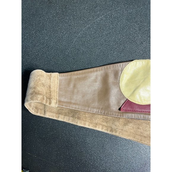 Amazing Joan Menefee Leather and Suede Belt by Ginnie Johansen - Picture 4 of 5